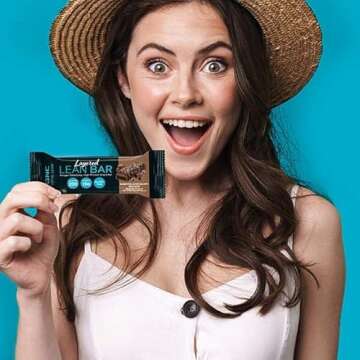 GNC Total Lean Layered Lean Bar | Hunger Satisfying - High Protein Snack Bar | Girl Scout Thin Mints - 9 Bars