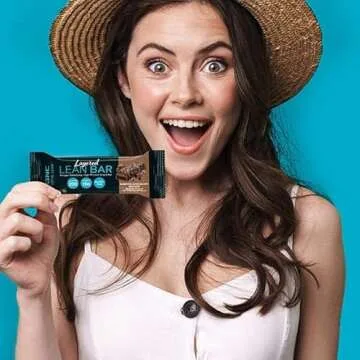 GNC Total Lean Layered Lean Bar | Hunger Satisfying - High Protein Snack Bar | Girl Scout Thin Mints - 9 Bars