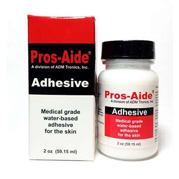 Pros-Aide "The Original" Adhesive 2 oz. By ADM Tronics - Professional Medical Grade Adhesive. Dries ...