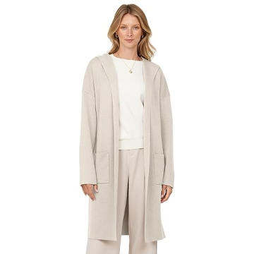 Cozy MEROKEETY Long Hooded Cardigan for Chic Style