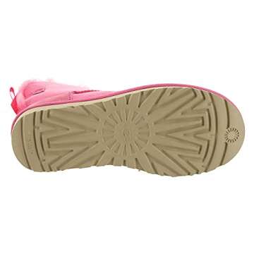 UGG Women's Mini Bailey Bow II Fashion Boot, Pink Rose, 6