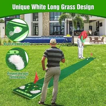 KEMLDIVS Golf Pong Game Set for Fun Gatherings