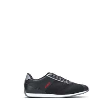 HUGO Men's Black Low-Top Sneakers - Stylish Comfort for Active Days