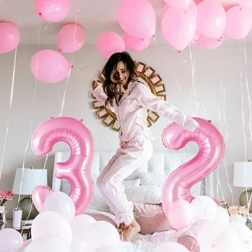 Jumbo 40 Inch Pink Number 2 Balloon for Birthdays