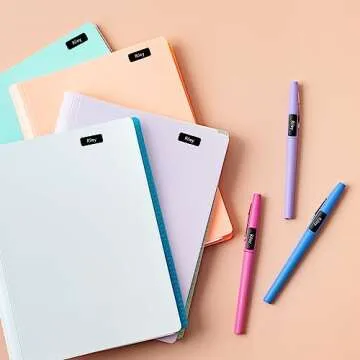 Personalized Name Labels (210 Labels) (0.63" × 0.24") Mini Custom Name Stickers - Waterproof Name Labels for Kids, Toddlers and Parents