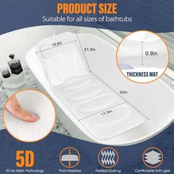 Luxury Full Body Bath Pillow for Unmatched Relaxation