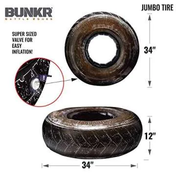 BUNKR BattleZone Inflatable Set for Epic Nerf Fun