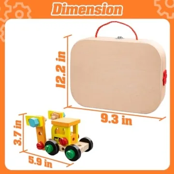 Goodfuns 56 Pcs Kids Tool Set for Creative Builders