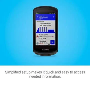 Garmin Edge® 1040 Solar, GPS Bike Computer with Solar Charging Capabilities, On and Off-Road, Spot-On Accuracy, Long-Lasting Battery, Device Only