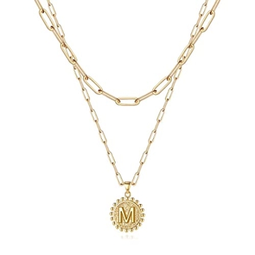 Layered Choker Necklaces for Women - Gold Plated Dainty Jewelry Set