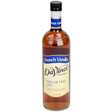 DaVinci Gourmet French Vanilla Sugar Free Syrup 25.4 FL OZ.