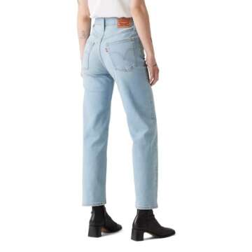Levi's Women's Ribcage Straight Ankle Jeans, Once in Awhile, 25