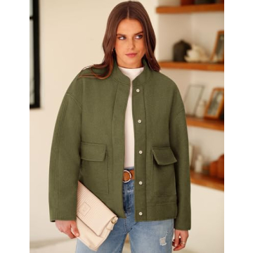 Yousify Women's Stylish Bomber Jacket – Cozy & Chic