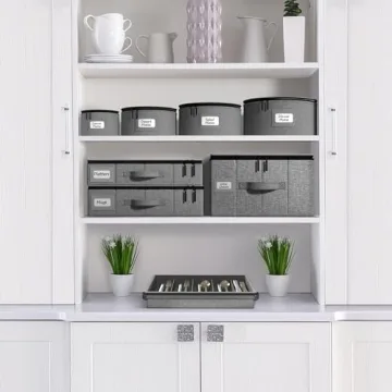 Sorbus China Storage Containers Hard Shell for Dinnerware