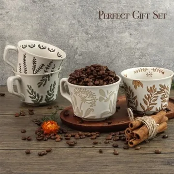 Stunning LINVIA Ceramic Coffee Mug with Butterfly Design