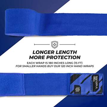 Sanabul 180" Boxing Hand Wraps for Ultimate Protection
