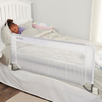 Regalo Swing Down Bed Rail Guard for Toddler Safety