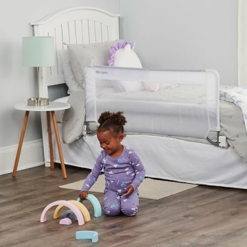 Regalo Swing Down Bed Rail Guard for Toddler Safety