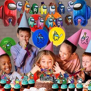 Video Game Birthday Party Decorations Set - 52 Pcs