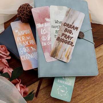 Bookmarks, 30PCS Paper Bookmarks, 2 x 6 inch Bookmarks for Kids Women Men Book Lovers, Bookmarks Bulk, Book Markers for Reading, Graduation Inspirational Bookmarks