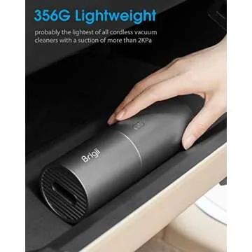 Brigii Mini Vacuum Cleaner,Small Handheld Vacuum Cordless USB Rechargeable,Dust Buster and Blower 2 in 1, Easy to Clean Desktop, Keyboard, Drawer, Car Interior and Other Crevices, Small Spaces-Y120