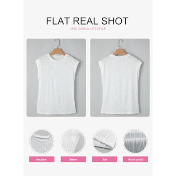 EVALESS Women's Short Sleeve T-Shirts for Summer