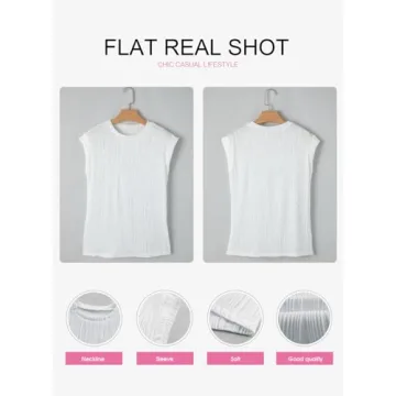 EVALESS Women's Short Sleeve T-Shirts for Summer