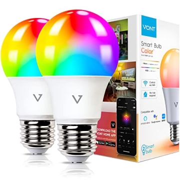 Vont Smart Light Bulbs for Home Automation and Mood Lighting