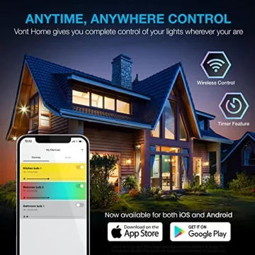 Vont Smart Light Bulbs for Home Automation and Mood Lighting
