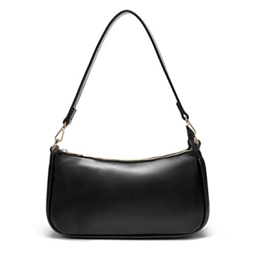 NIUEIMEE ZHOU Vegan Leather Shoulder Bag Elegant Retro Clutch