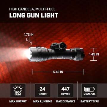 Streamlight 88127 ProTac HL-X Pro USB 1000-Lumen Tactical Light