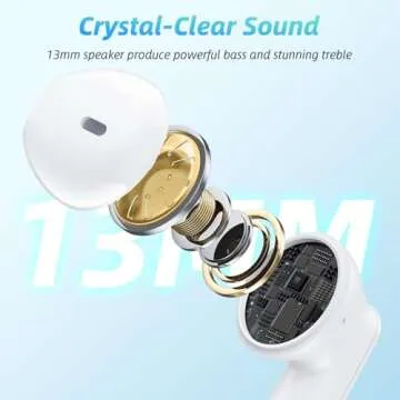 Premium Beben X8 Wireless Earbuds - 40H Playtime, Waterproof