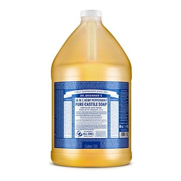 Dr. Bronner's Peppermint Liquid Soap 1 Gallon Eco-Friendly