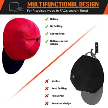 joyliveCY Hat Racks: Stylish Self-Adhesive Organizers