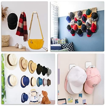 joyliveCY Hat Racks: Stylish Self-Adhesive Organizers