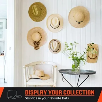 joyliveCY Hat Racks: Stylish Self-Adhesive Organizers