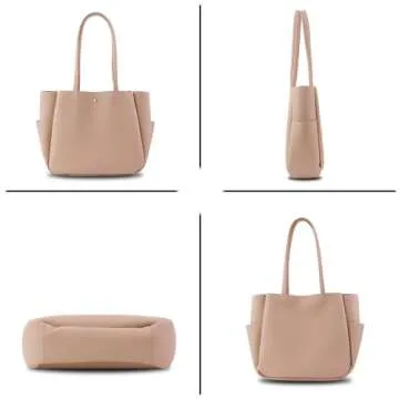 Hoylake Faux Leather Tote Bag Large Capacity Tote Bag Womens Tote Bag Purse Tote Bag Shoulder Bag for Women