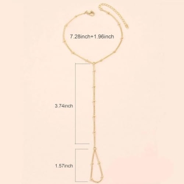 Trendy Hand Chain Gold Bracelet for Women Gifts