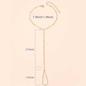 Trendy Hand Chain Gold Bracelet for Women Gifts