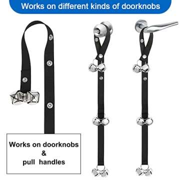 Kytely Adjustable Dog Bells for Potty Training and More