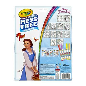 Crayola Color Wonder Disney Princess Glitter Coloring Set