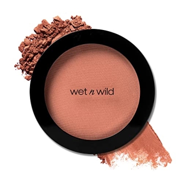 Wet n Wild Color Icon Blush - Effortless Matte Natural Sheer Glow & Seamless Blend with Jojoba Oil, ...