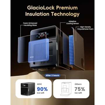 Ecozy Clear Ice Ball Maker - Perfect Sphere Ice in 40 Mins