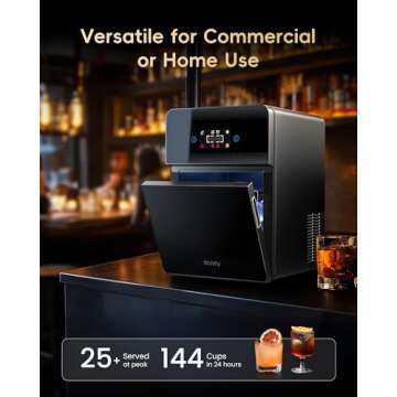 Ecozy Clear Ice Ball Maker - Perfect Sphere Ice in 40 Mins