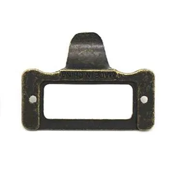 DD-life 20Pcs Antique Iron Label Frame Card Holder Cup Pull Handle Drawer Box Case Cabinet Cupboard Carpenter Repair Decoration Hardware