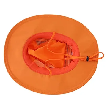 Kids Adjustable Safari Sun Hat UPF 50+ Wide Brim Breathable