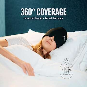 Comfortable Migraine Headache Relief Cap - Migraine Ice Head Wrap With 360° Form Fitting Design - Gel Ice Cap - Natural Hot or Cold Therapy For Headache, Tension, Puffy Eyes, Stress -One Size fits all