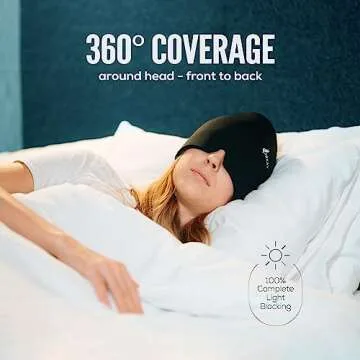 Comfortable Migraine Headache Relief Cap - Migraine Ice Head Wrap With 360° Form Fitting Design - Gel Ice Cap - Natural Hot or Cold Therapy For Headache, Tension, Puffy Eyes, Stress -One Size fits all