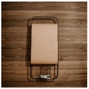 Natural Butcher Paper Dispenser Box (17.25 Inch by 175 Feet Roll) - Food Grade Meat Packing and Wrapping Paper, Unbleached and Uncoated