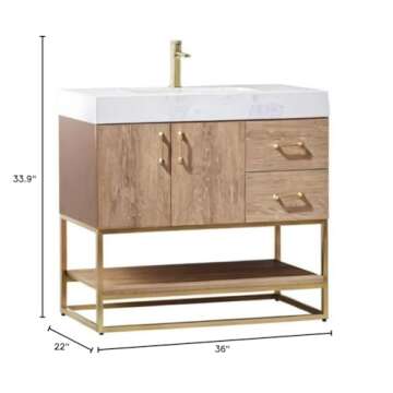 Vinnova Alistair Bathroom Vanity 36 Inches Stylish Design